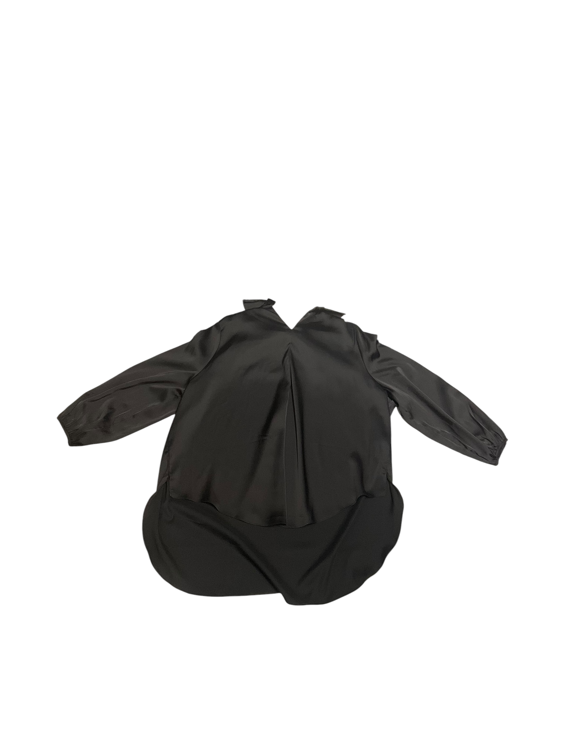 Midnight Satin Oversized Shirt
