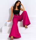Barbie Luxe High-Waist Wide-Leg Pants
