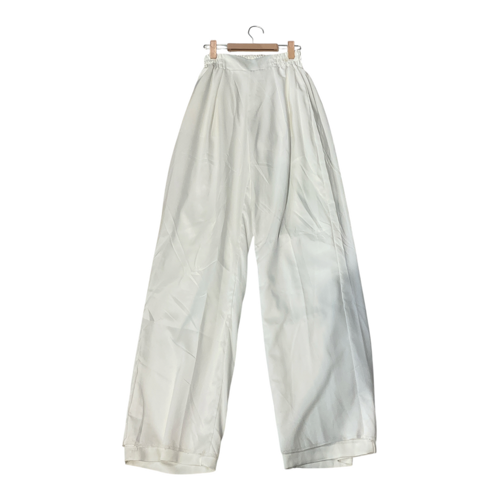 Ivory Breeze Wide-Leg Palazzo Pants