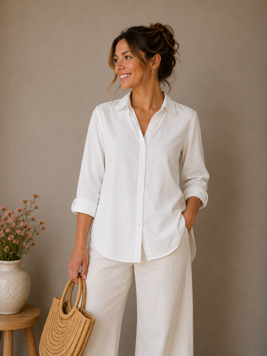 Classic White Relaxed Fit Shirt