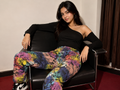 Pop Art Streetwear Wide-Leg Pants