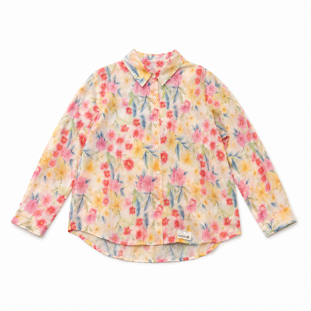 Blooming Garden Floral Print Shirt for Women