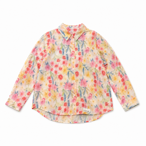 Blooming Garden Floral Print Shirt for Women