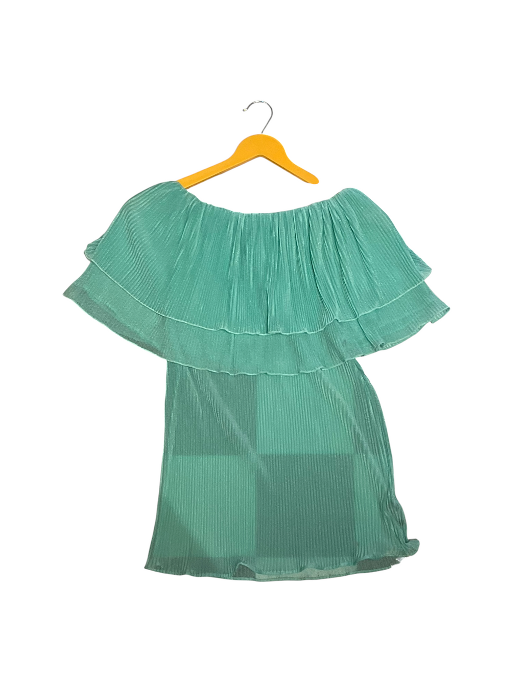 Sea Breeze Layered Off-Shoulder Top