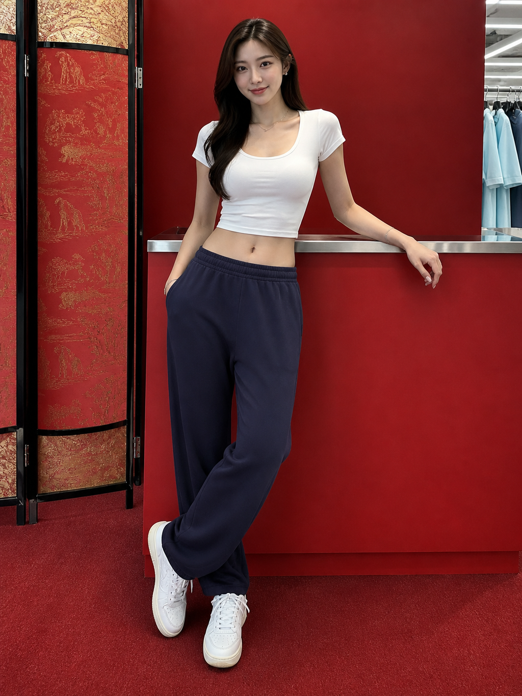 Women’s Black Wide Leg Lounge Pants