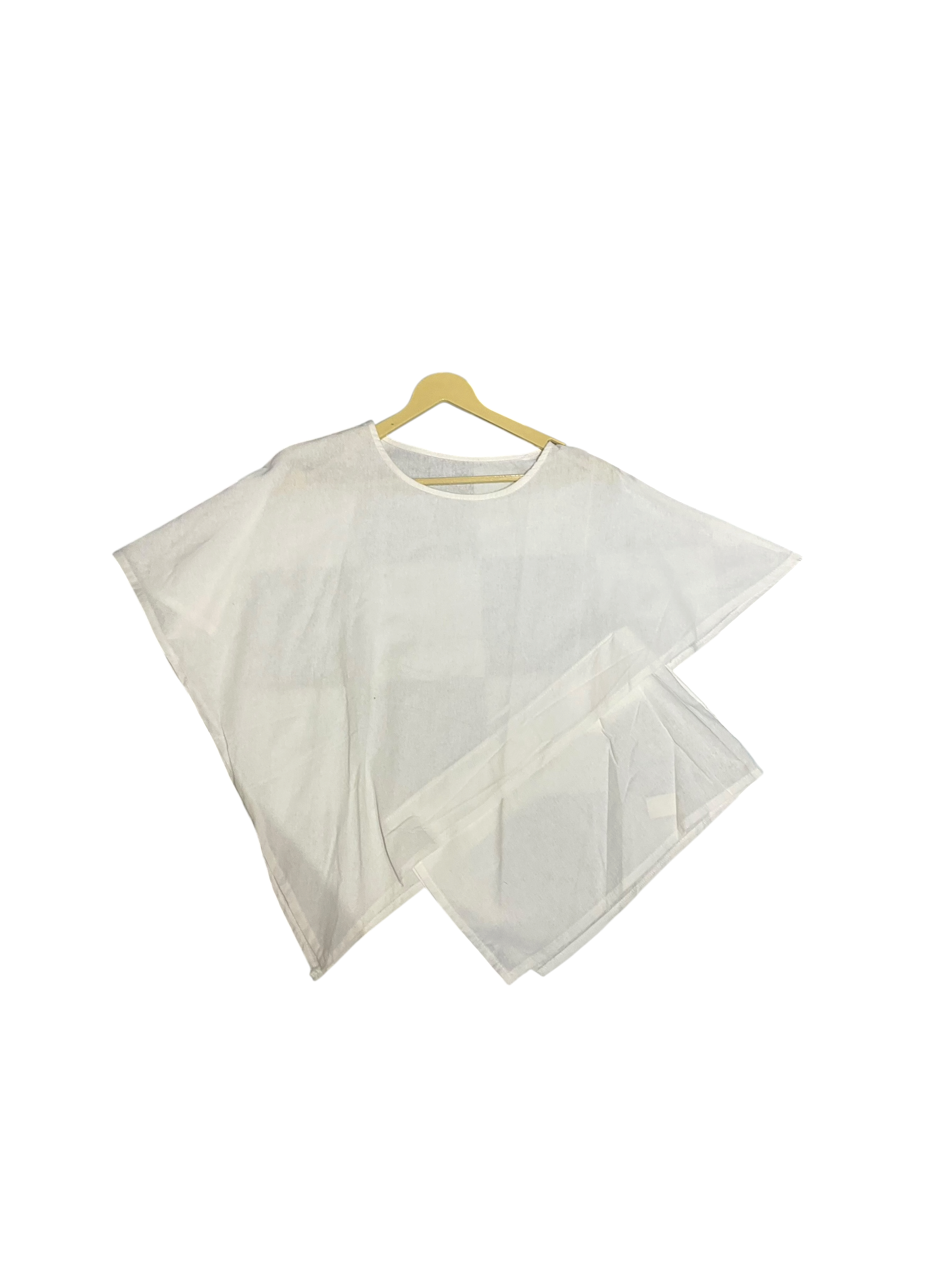 Ivory Breeze Sheer Kaftan Top