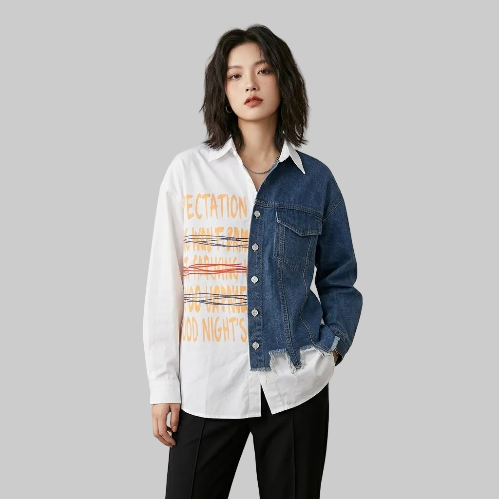 Elevate your wardrobe with the ultimate fusion of classic structure and modern rebellion.