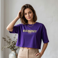 Burberry Paris Graphic Crop Tee