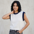 Chevron Texture Knit Tank