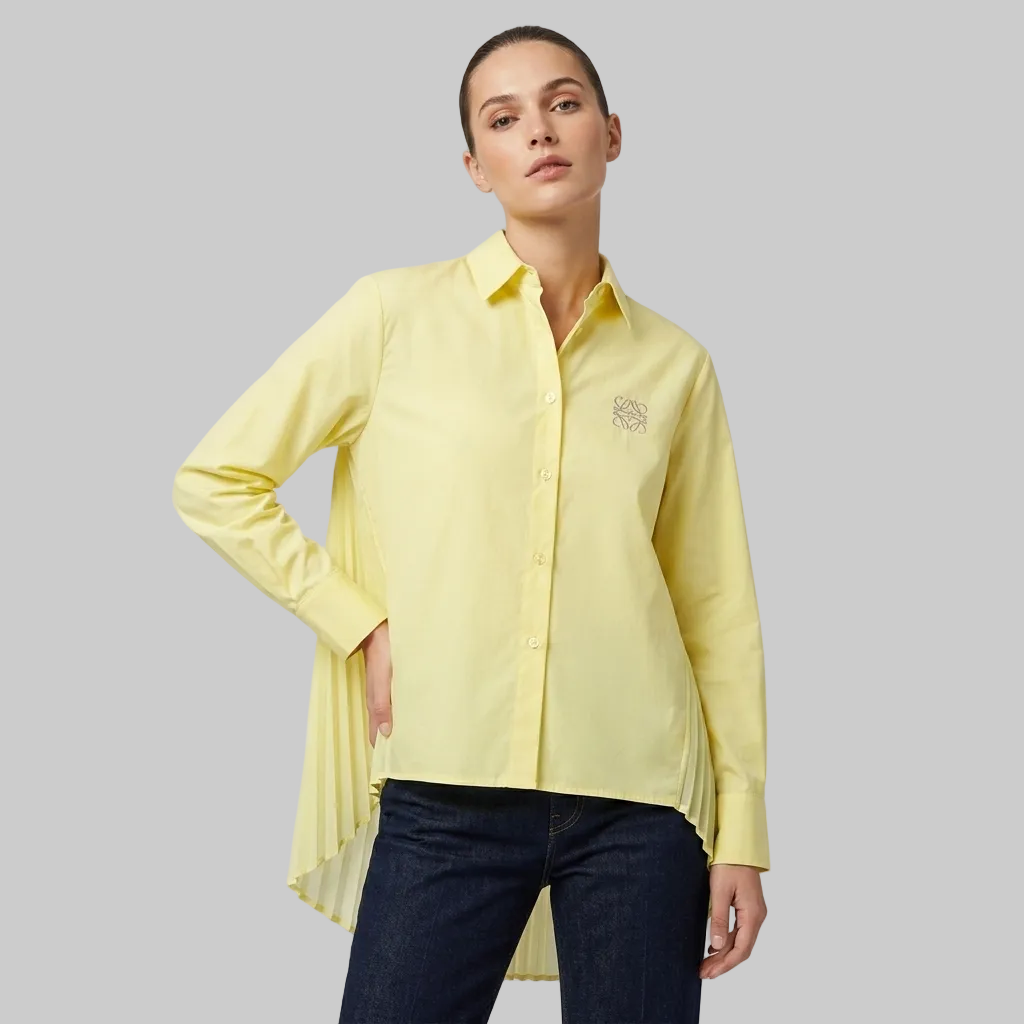 The Sculptural Pleated Blouse
