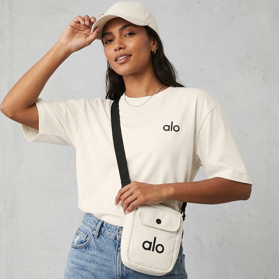 The Off-Duty Minimalist Set: Tee + Crossbody