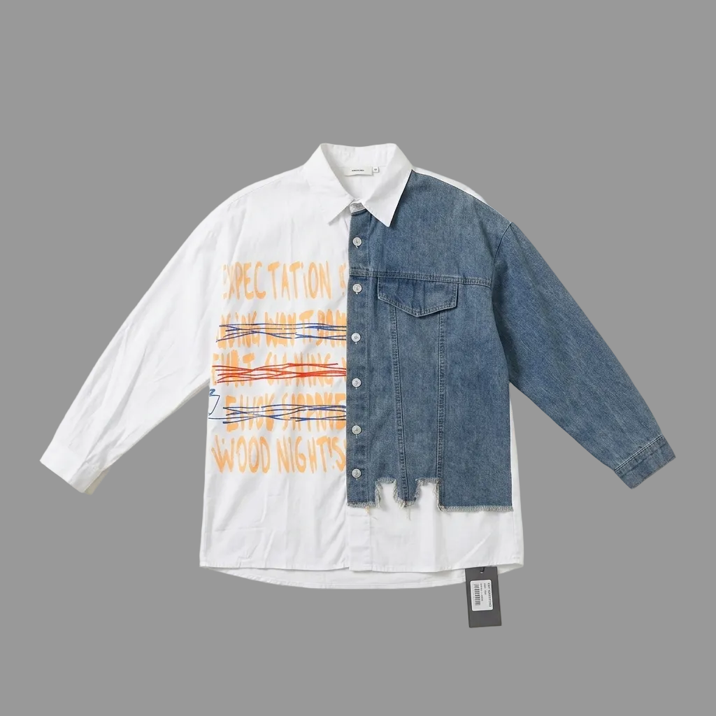 Elevate your wardrobe with the ultimate fusion of classic structure and modern rebellion.