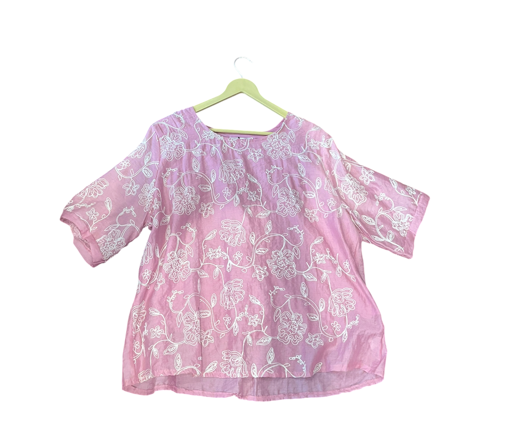 Blush Bloom Floral Peplum Top for Women (IMPORTED)