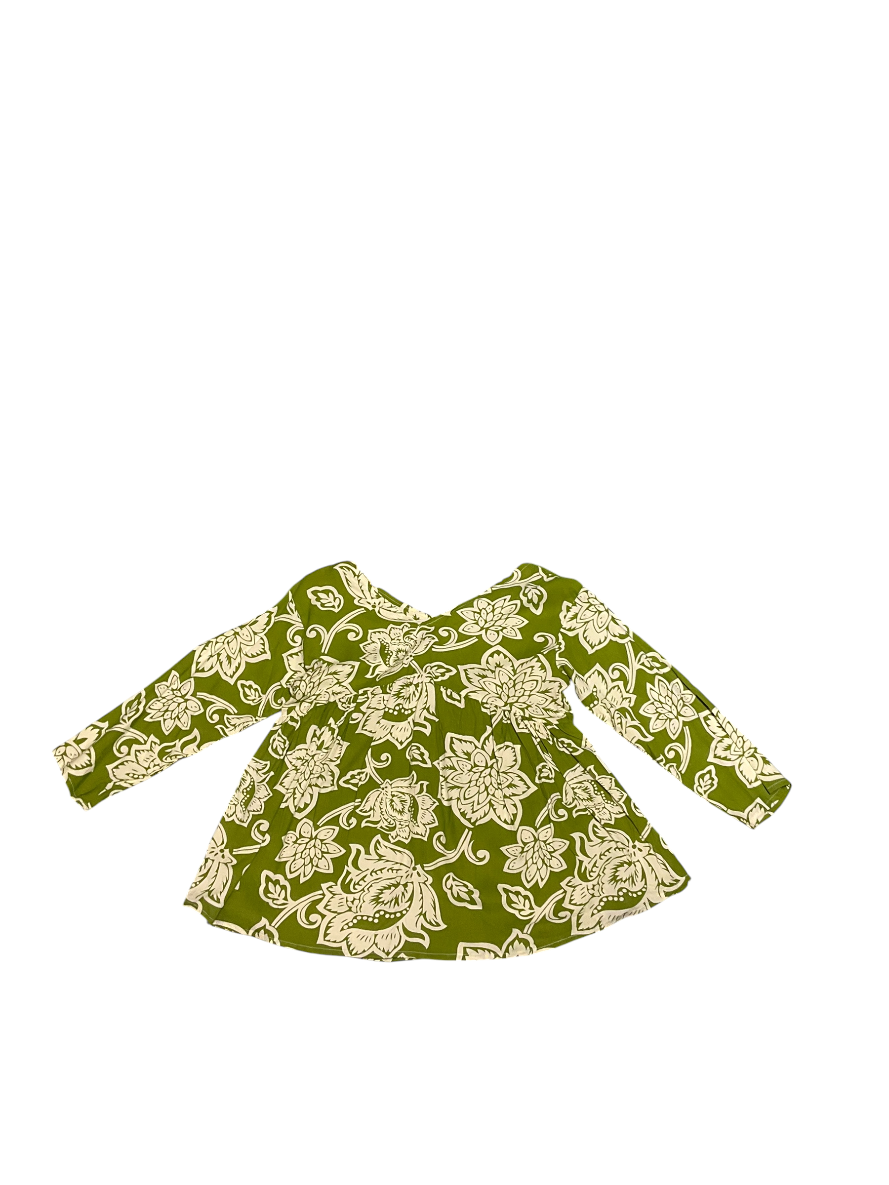 Olive Garden Floral Peplum Top