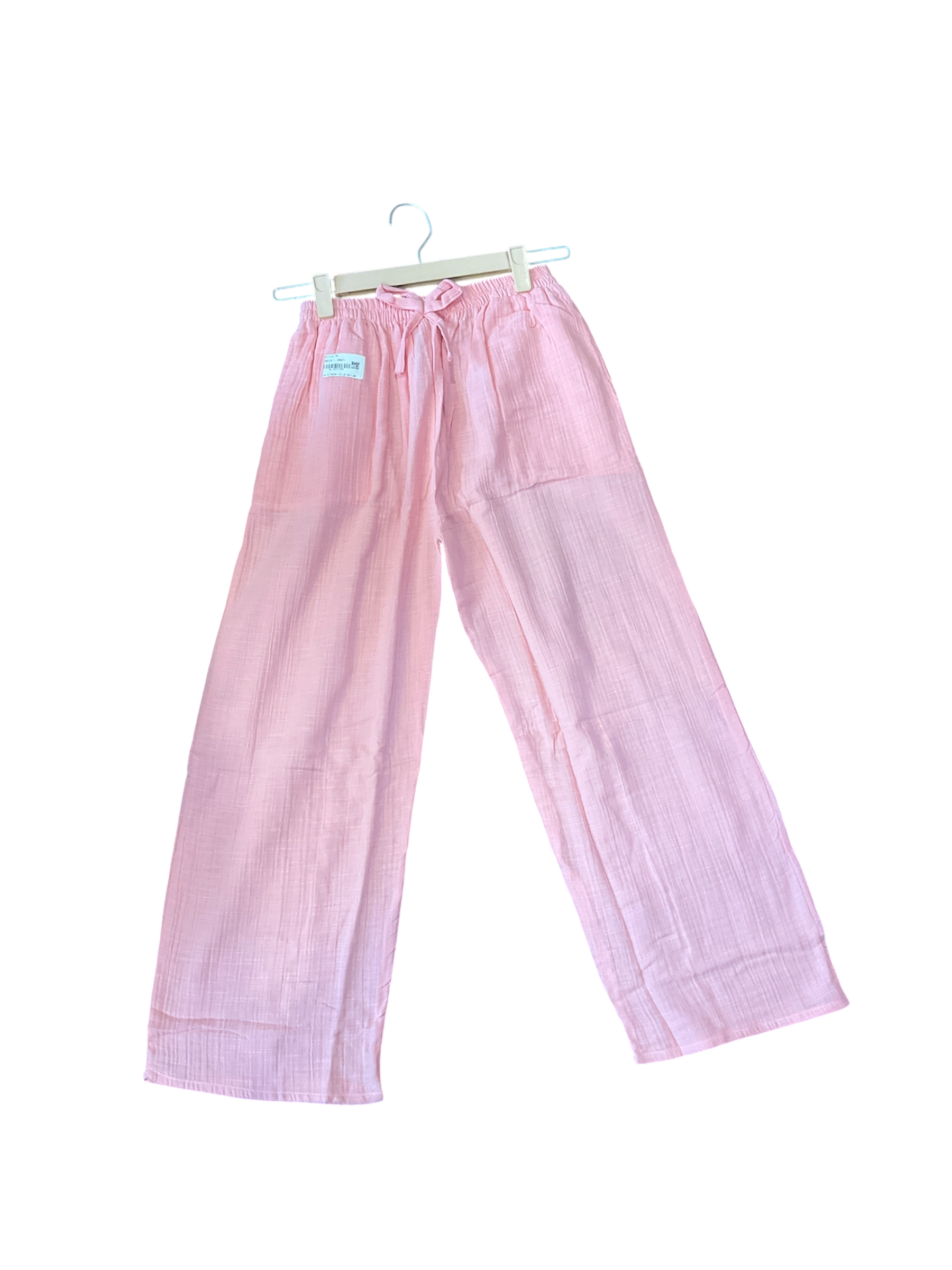Blush Breeze Wide-Leg Pants
