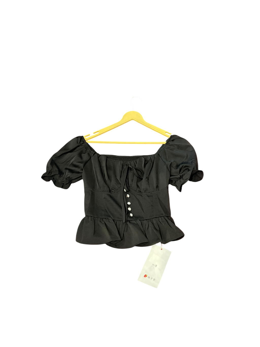 Midnight Charm Peplum Top