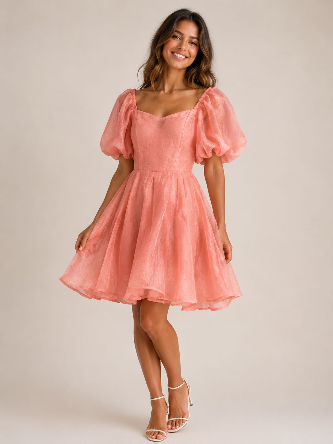 Blush Bloom Flowy One-Piece Dress