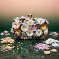 Floral Fantasy Embellished Clutch (IMPORTED)