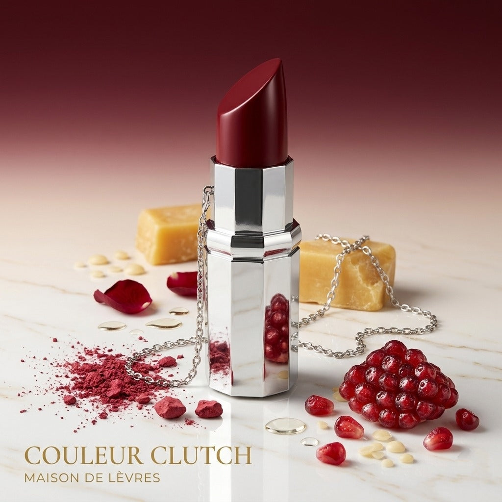 Rouge Luxe Lipstick Clutch Bag(IMPORTED)
