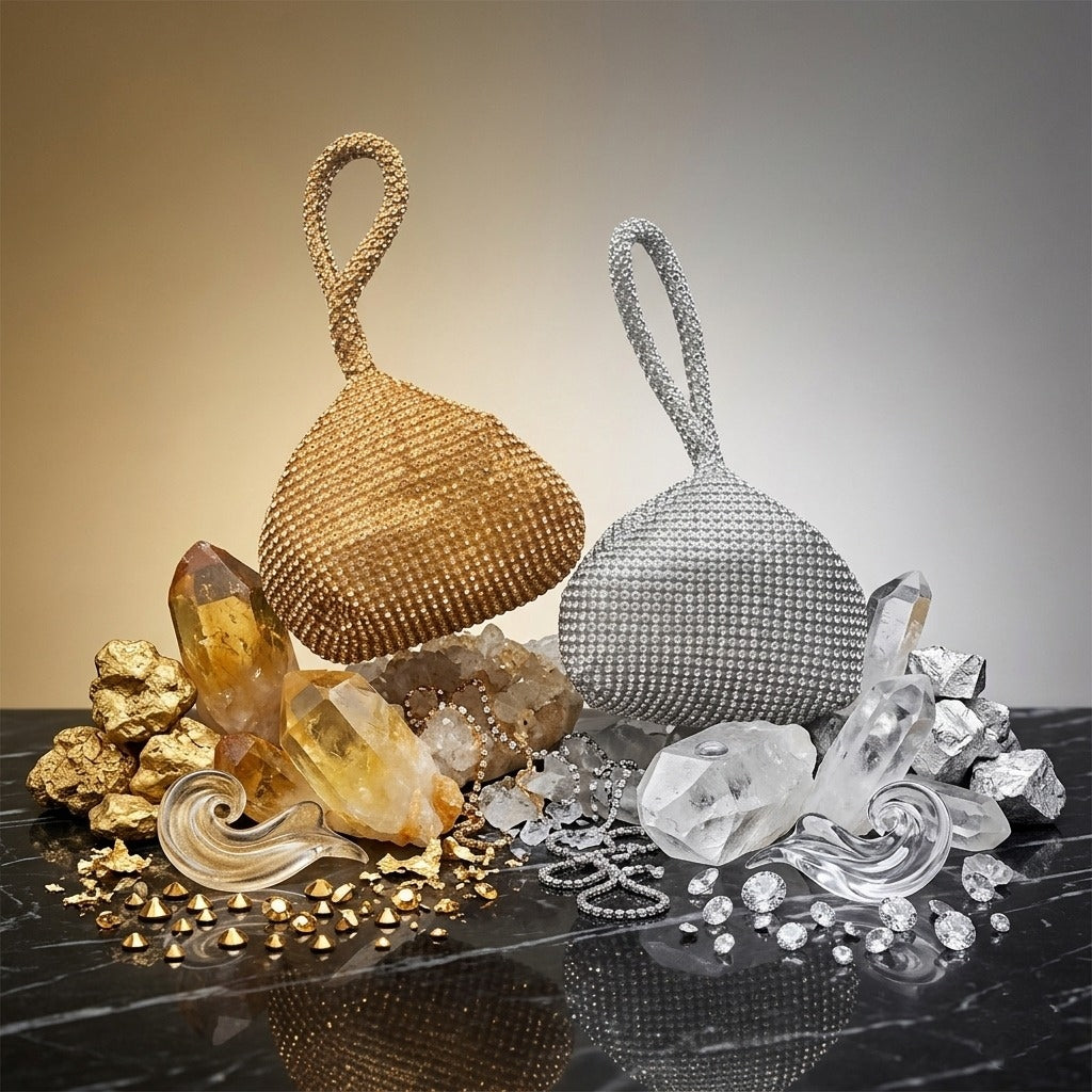 Crystal Drop Luxe Mini Clutch bag (IMPORTED)