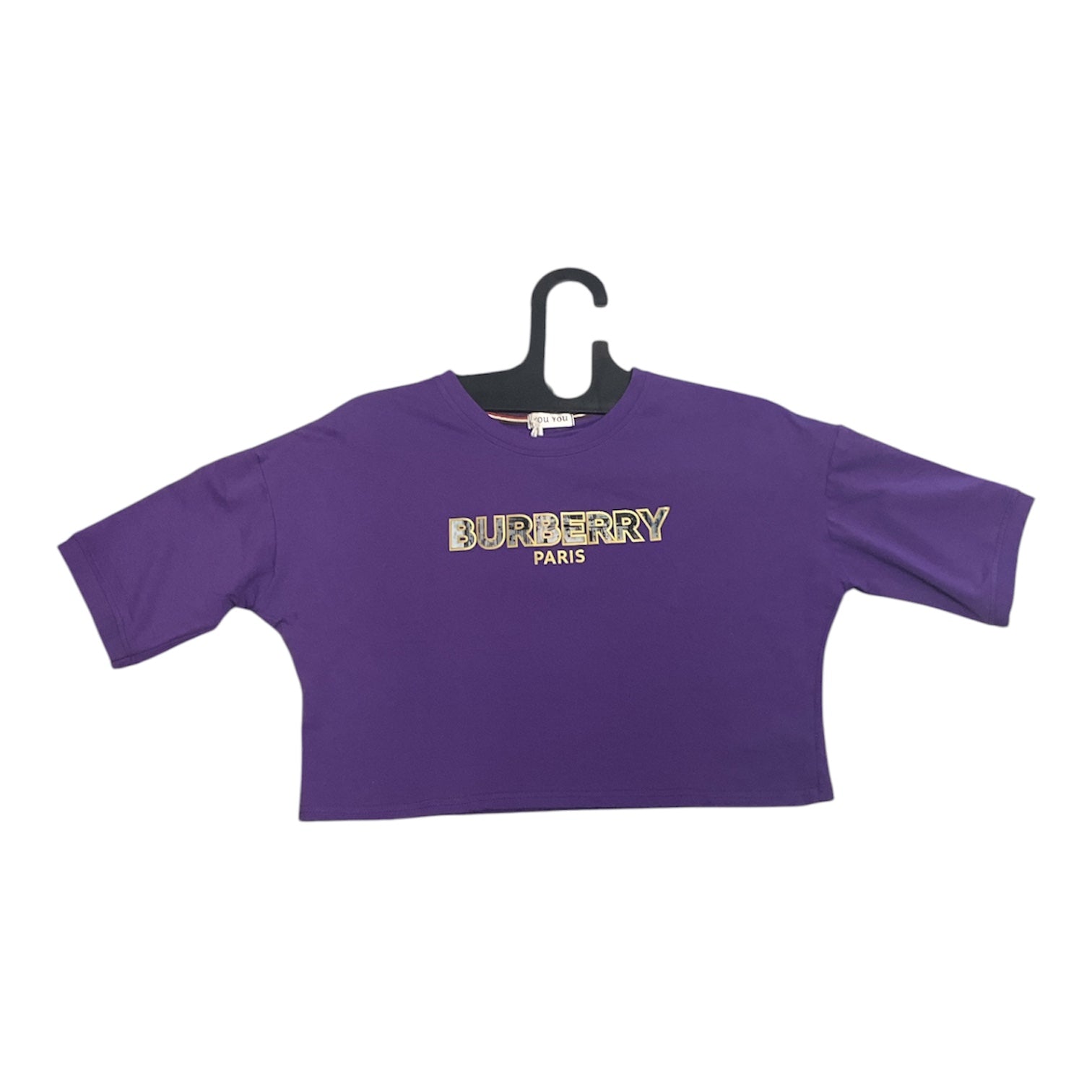 Burberry Paris Graphic Crop Tee