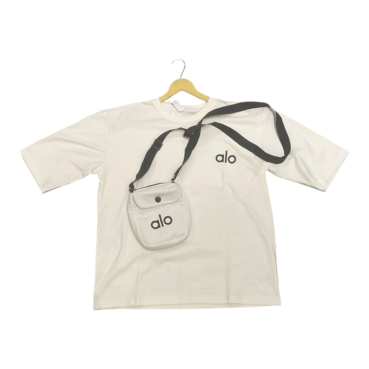 The Off-Duty Minimalist Set: Tee + Crossbody