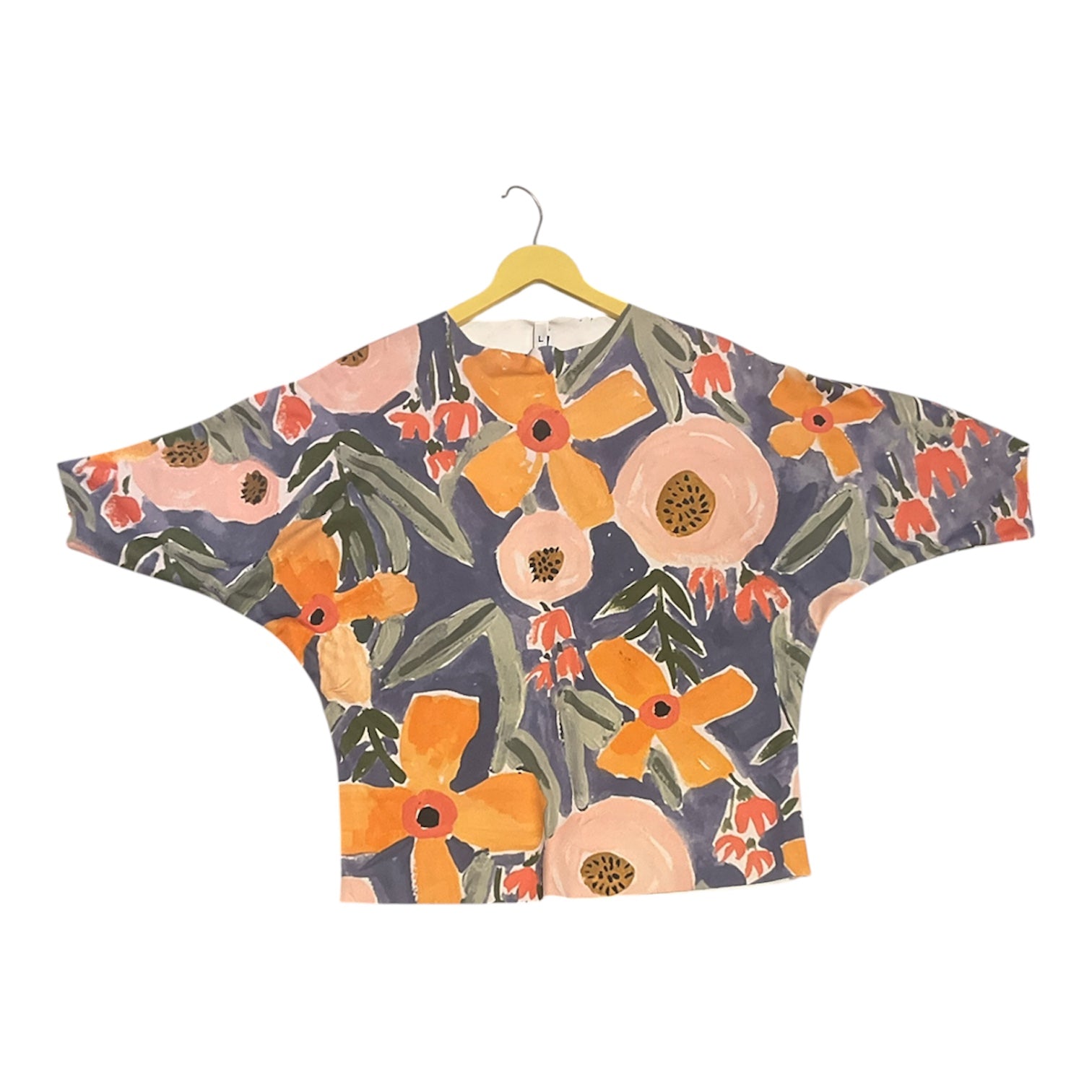 The Painterly Floral Batwing Top