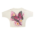 The "Butterfly Bloom" Graphic Tee – Soft Cream