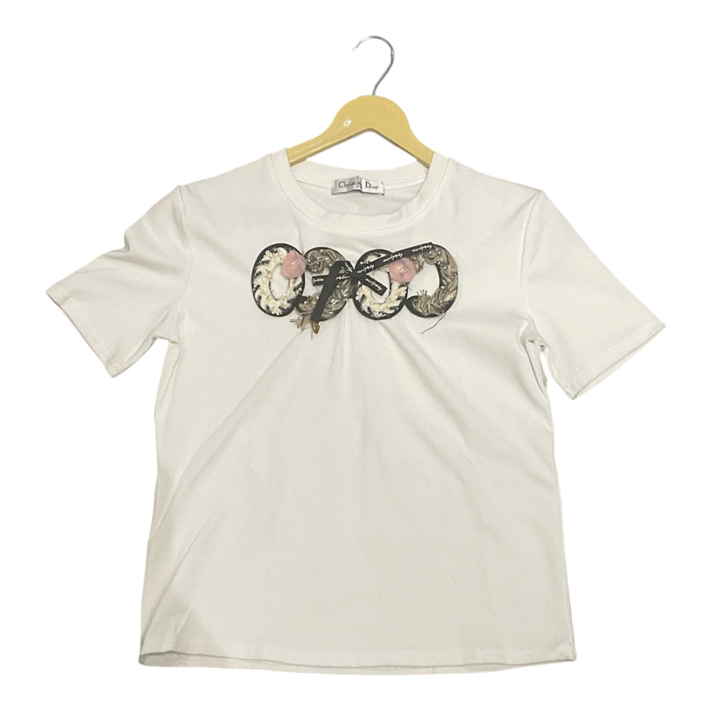The Couture-Inspired Embellished Graphic Tee