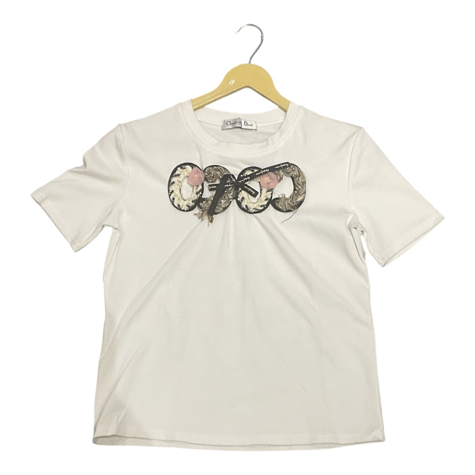 The Couture-Inspired Embellished Graphic Tee