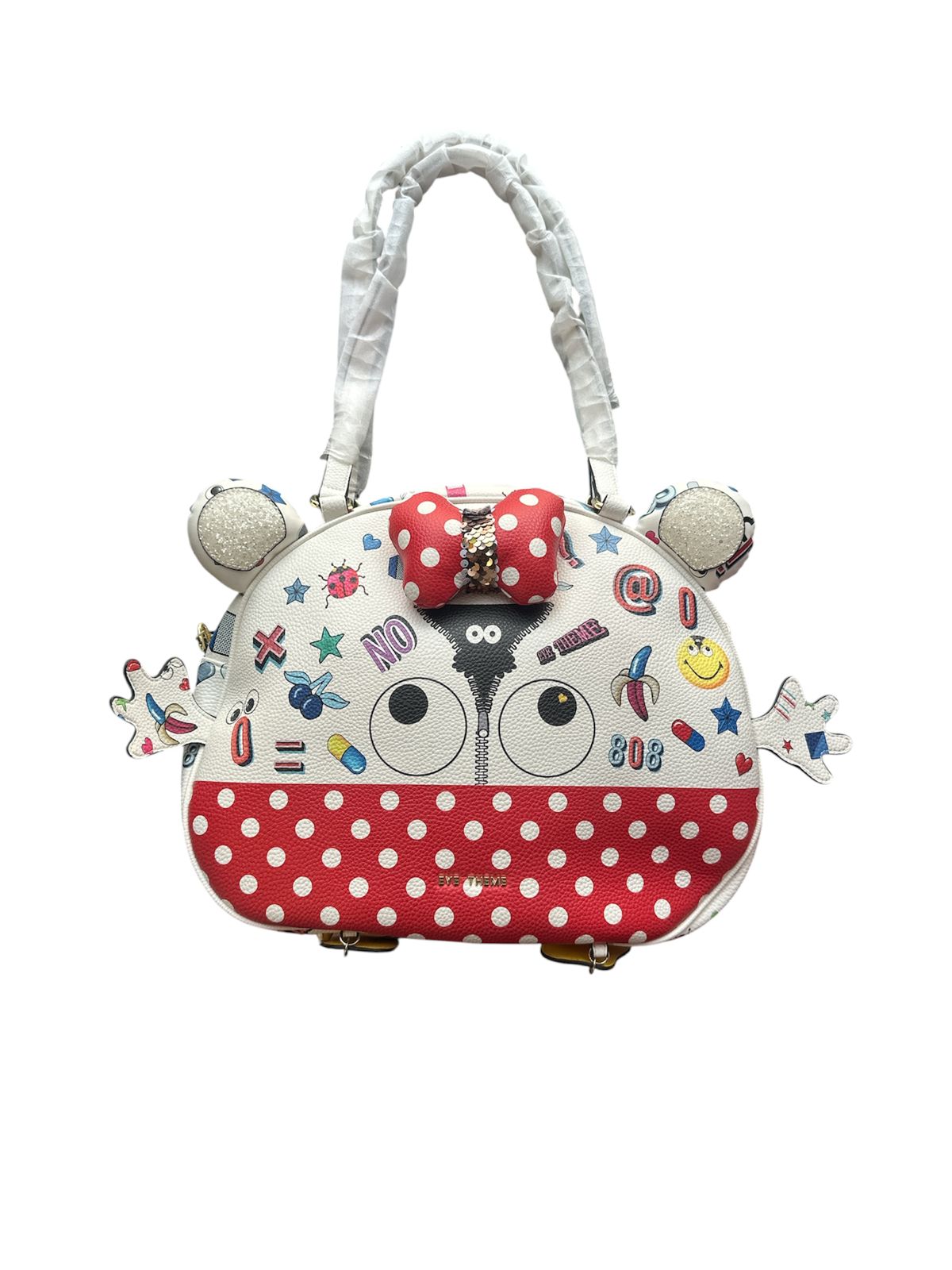 Cute Cartoon Polka Dot Handbag – Playful Chic Edition (IMPORTED)