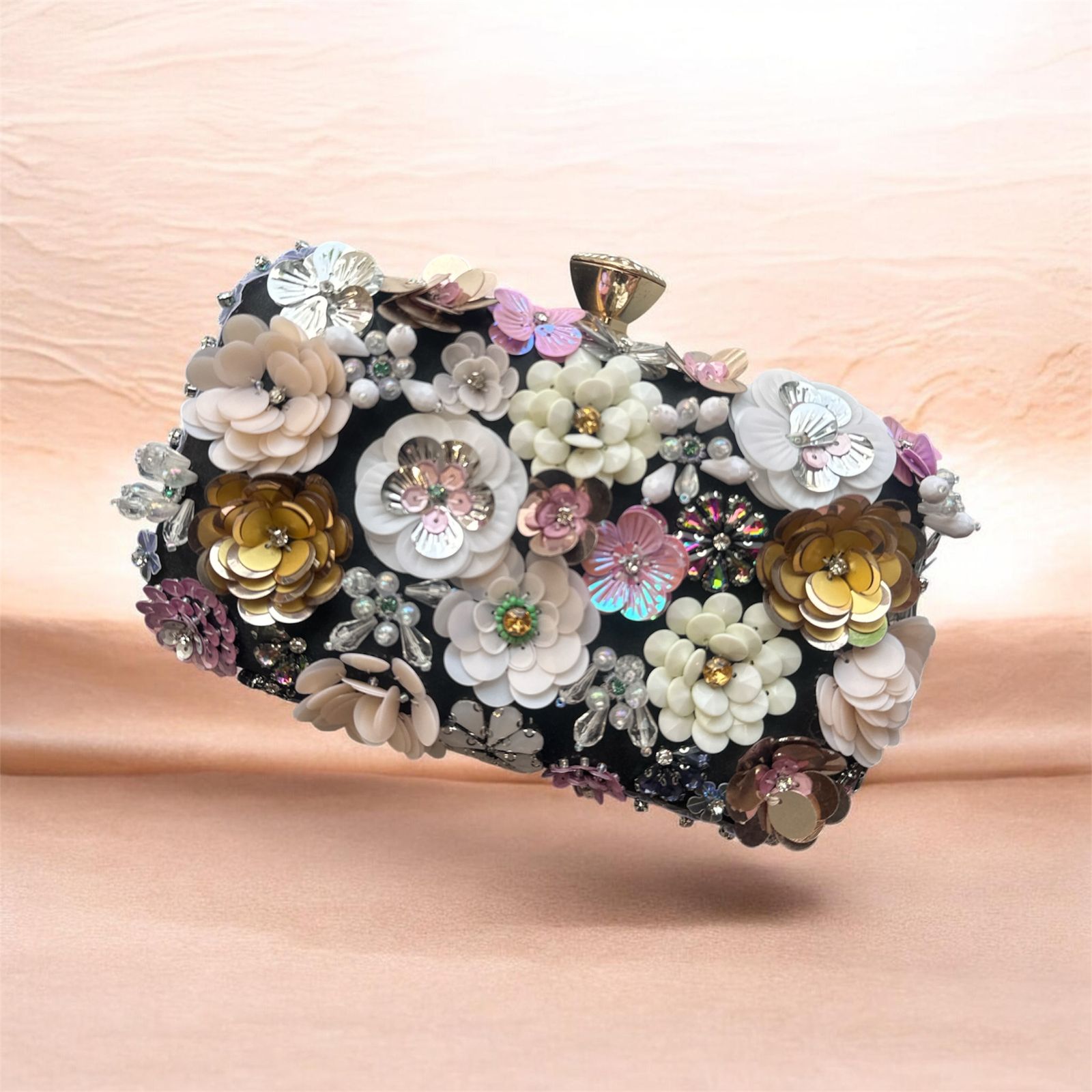 Floral Fantasy Embellished Clutch (IMPORTED)