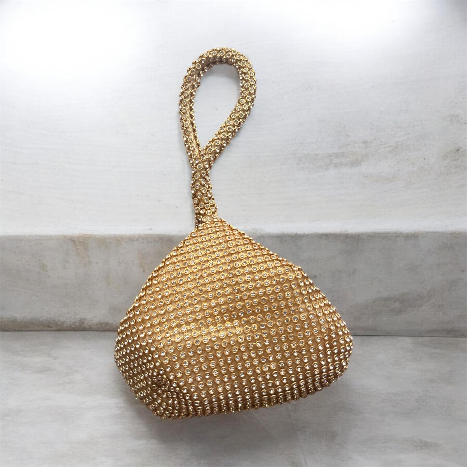 Crystal Drop Luxe Mini Clutch bag (IMPORTED)