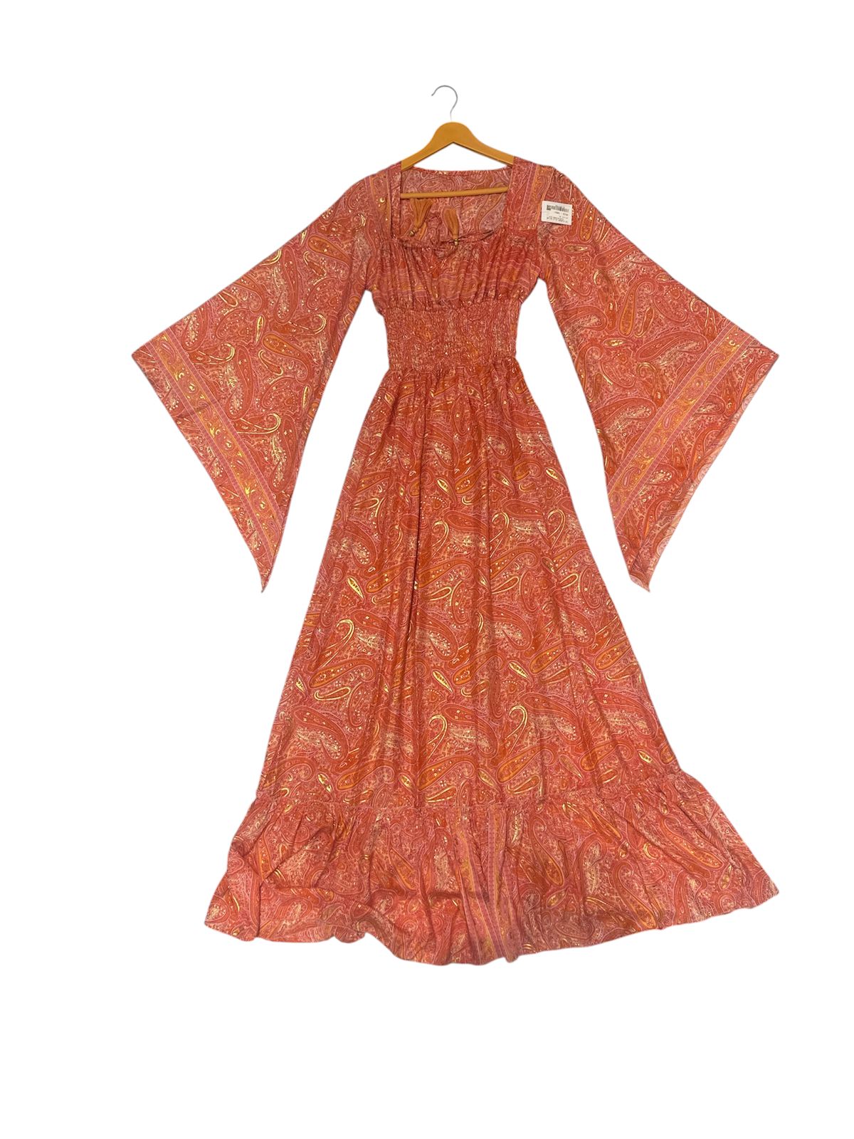Sunset Boho Paisley One-Piece Dress