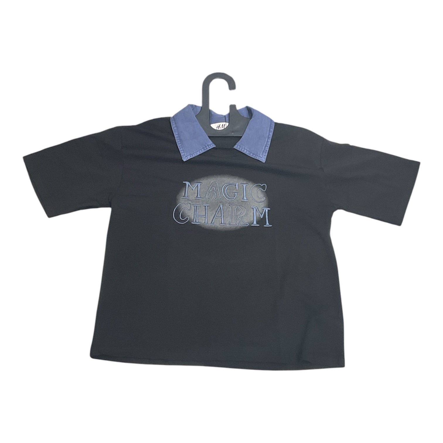 Magic Charm Korean Style Collar T-Shirt