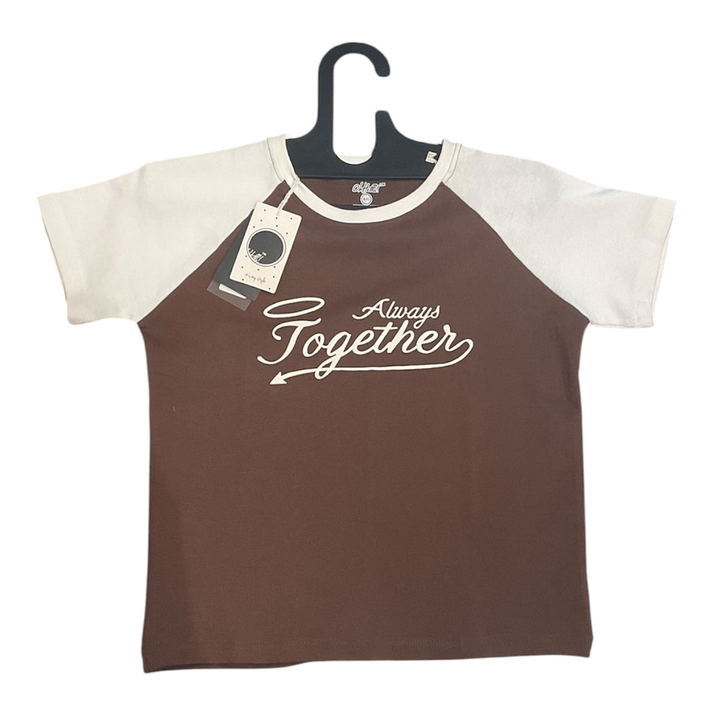 Always Together Contrast Raglan T-Shirt