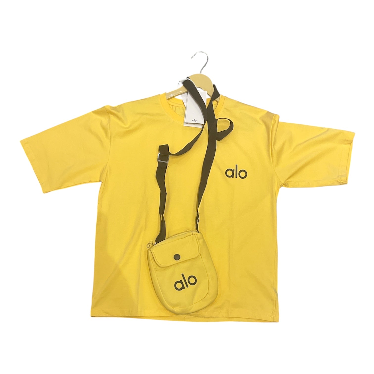 The Off-Duty Minimalist Set: Tee + Crossbody