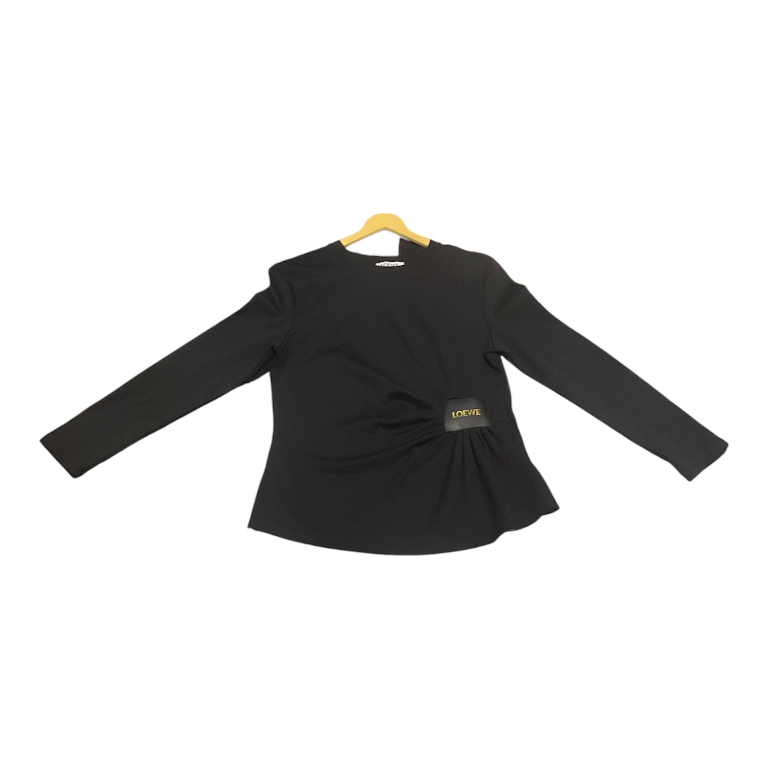 Signature Ruched Long-Sleeve Top (IMPORTED)